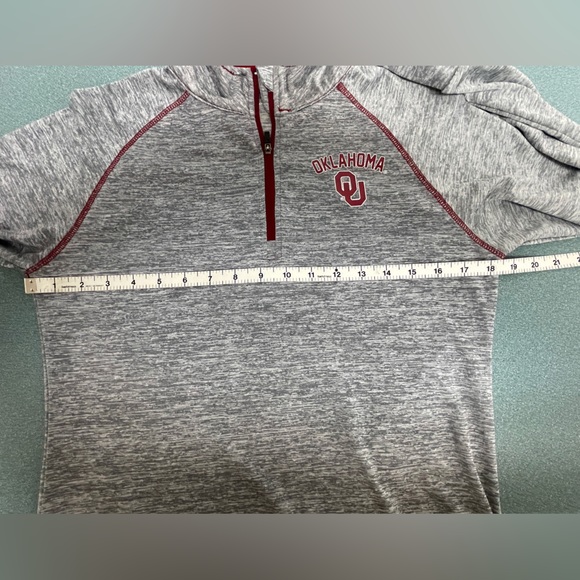 OU Oklahoma University Sooners 1/4 Zip Pullover Women’s - Picture 4 of 7